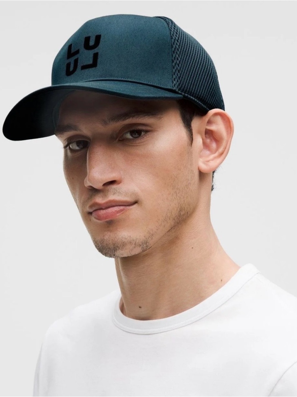 Lululemon NWT Trucker Hat Men's Dark Teal Mesh Cap Size S/M
